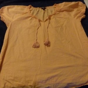 Peasant style blouse